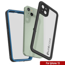 Charger l&#39;image dans la galerie, iPhone 13  Waterproof Case, Punkcase [Extreme Series] Armor Cover W/ Built In Screen Protector [Light Blue] (Color in image: White)
