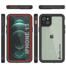 Charger l&#39;image dans la galerie, iPhone 13  Waterproof Case, Punkcase [Extreme Series] Armor Cover W/ Built In Screen Protector [Red] (Color in image: Teal)
