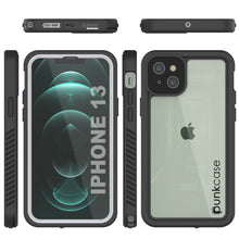 Charger l&#39;image dans la galerie, iPhone 13  Waterproof Case, Punkcase [Extreme Series] Armor Cover W/ Built In Screen Protector [White] (Color in image: Teal)
