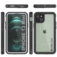 Charger l&#39;image dans la galerie, iPhone 13 Mini  Waterproof Case, Punkcase [Extreme Series] Armor Cover W/ Built In Screen Protector [White] (Color in image: Teal)
