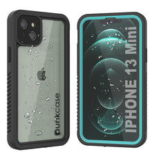 Charger l&#39;image dans la galerie, iPhone 13 Mini  Waterproof Case, Punkcase [Extreme Series] Armor Cover W/ Built In Screen Protector [Teal] (Color in image: Teal)
