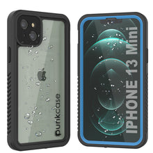 Charger l&#39;image dans la galerie, iPhone 13 Mini  Waterproof Case, Punkcase [Extreme Series] Armor Cover W/ Built In Screen Protector [Light Blue] (Color in image: Light Blue)
