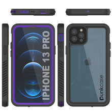 Charger l&#39;image dans la galerie, iPhone 13 Pro  Waterproof Case, Punkcase [Extreme Series] Armor Cover W/ Built In Screen Protector [Purple] (Color in image: Red)
