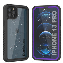 Charger l&#39;image dans la galerie, iPhone 13 Pro  Waterproof Case, Punkcase [Extreme Series] Armor Cover W/ Built In Screen Protector [Purple] (Color in image: Purple)
