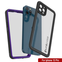 Charger l&#39;image dans la galerie, iPhone 13 Pro  Waterproof Case, Punkcase [Extreme Series] Armor Cover W/ Built In Screen Protector [Purple] (Color in image: Light Green)
