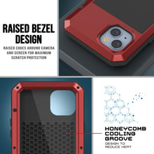 Load image into Gallery viewer, Coque en métal pour iPhone 15 Plus, étui robuste de qualité militaire [anti-choc], en dur sur toute la surface [dorée].
