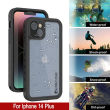 Charger l&#39;image dans la galerie, Coque étanche IP68 pour iPhone 15 Plus, Punkcase [Transparente] [Série StudStar] [Ajustement Slim] [Antipoussière]

