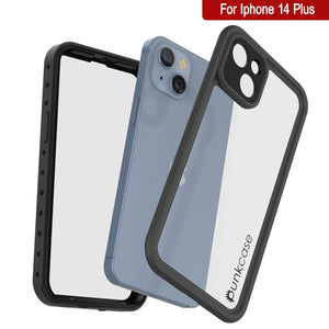 Coque étanche IP68 pour iPhone 14 Plus, Punkcase [Transparente] [Série StudStar] [Ajustement Slim] [Anti-poussière]