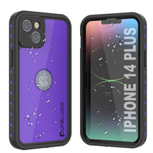 Load image into Gallery viewer, Étui étanche IP68 pour iPhone 14 Plus, Punkcase [Violet] [Série StudStar] [Ajustement slim] [Anti-poussière]
