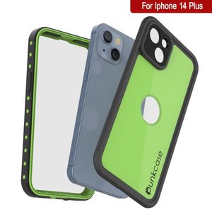 Coque étanche IP68 pour iPhone 14 Plus, Punkcase [vert clair] [Série StudStar] [Ajustement fin] [Antipoussière]