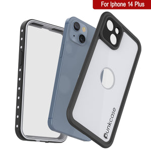 Coque étanche IP68 pour iPhone 14 Plus, Punkcase [Blanc] [Série StudStar] [Ajustement fin] [Antipoussière]