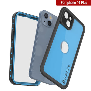 Coque étanche IP68 pour iPhone 14 Plus, Punkcase [bleu clair] [Série StudStar] [Slim Fit] [Anti-poussière]