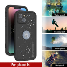 Load image into Gallery viewer, Punkcase Coque étanche pour iPhone 14 [Série Aqua Extrême] Coque blindée [Noir]
