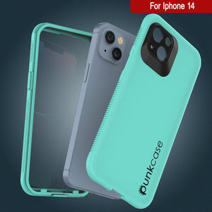 Étui étanche Punkcase iPhone 14 [Série Aqua] Coque de protection [Bleu]