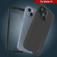 Load image into Gallery viewer, Étui étanche pour iPhone 14 Punkcase [Série Aqua] Coque armure [Noir]
