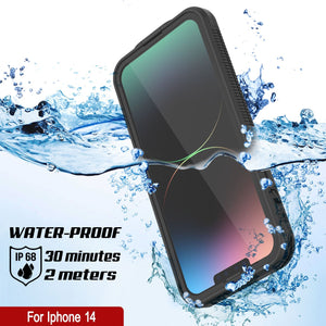 Étui étanche pour iPhone 14 Punkcase [Série Aqua] Coque armure [Noir]