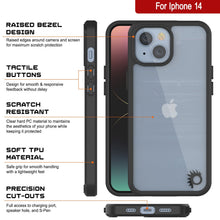 Load image into Gallery viewer, Coque iPhone 15 Punkcase® LUCID 2.0 Série Pêche Rose avec Protecteur d'écran PUNK SHIELD | Ultra Ajustée
