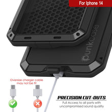 Charger l'image dans la galerie, Coque en métal pour iPhone 15, étui robuste de qualité militaire [anti-choc] intégral [noir].
