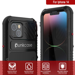 Coque étanche en aluminium pour iPhone 16 Metal Extreme 3.0 Series IP68 avec protecteur d'écran intégré et béquille [Or]