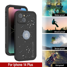 Load image into Gallery viewer, Coque étanche Punkcase pour iPhone 14 Plus [Série Aqua Extreme] Protection en armure [Noir]
