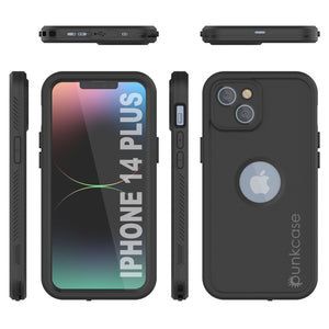 Coque étanche Punkcase pour iPhone 14 Plus [Série Aqua Extreme] Protection en armure [Noir]