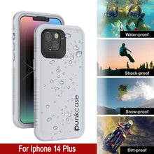 Load image into Gallery viewer, Coque étanche Punkcase pour iPhone 14 Plus [Série Aqua] Coque de protection [Blanc]
