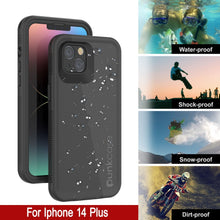 Load image into Gallery viewer, Étui imperméable Punkcase iPhone 14 Plus [Série Aqua] Coque de protection [Noir]
