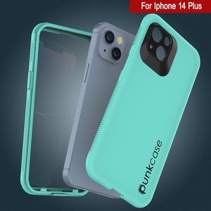 Punkcase Coque étanche iPhone 14 Plus [Série Aqua] Protection renforcée [Bleu]