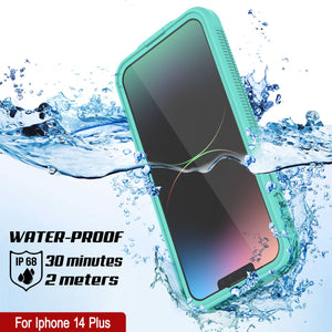 Punkcase Coque étanche iPhone 14 Plus [Série Aqua] Protection renforcée [Bleu]