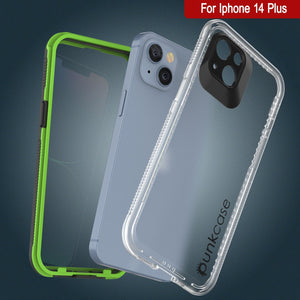 Coque étanche Punkcase pour iPhone 14 Plus [Série Aqua] Coque de protection [Noir Transparent] [Dos Transparent]