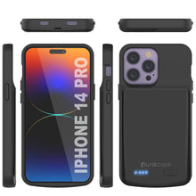 Load image into Gallery viewer, Coque batterie pour iPhone 15 Pro, PunkJuice 5000 mAh Power Bank de charge rapide avec protecteur d&#39;écran | [Or]
