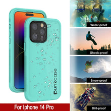 Load image into Gallery viewer, Punkcase Coque étanche pour iPhone 14 Pro [Série Aqua] Housse blindée [Bleu]
