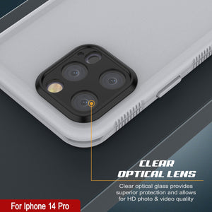 Coque étanche Punkcase pour iPhone 14 Pro [Série Aqua] Coque blindée [Blanc]