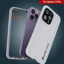 Load image into Gallery viewer, Coque étanche Punkcase pour iPhone 14 Pro [Série Aqua] Coque blindée [Blanc]
