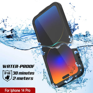 Coque étanche Punkcase iPhone 14 Pro [Série Aqua] Coque de protection [Noir]