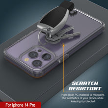 Load image into Gallery viewer, Coque iPhone 15 Pro de marque Punkcase® Série LUCID 2.0 noire avec protecteur d&#39;écran SHIELD | Ultra Fit
