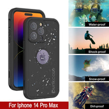 Load image into Gallery viewer, Étui étanche Punkcase pour iPhone 14 Pro Max [Série Aqua Extreme] Coque de protection [Noir]
