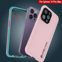 Load image into Gallery viewer, Punkcase Coque étanche pour iPhone 14 Pro Max [Série Aqua] Coque de protection [Rose]
