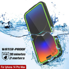 Load image into Gallery viewer, Coque étanche Punkcase pour iPhone 14 Pro Max [Série Aqua] Étui de protection [Noir-Vert]
