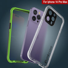 Load image into Gallery viewer, Étui étanche Punkcase pour iPhone 14 Pro Max [Série Aqua] Coque de protection [Noir Transparent] [Dos Transparent]
