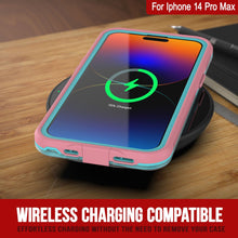 Charger l&#39;image dans la galerie, Coque étanche Punkcase pour iPhone 14 Pro Max [Série Aqua] Coque de protection [Rose transparent] [Dos transparent]
