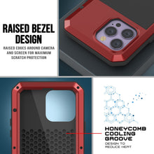 Charger l&#39;image dans la galerie, Coque en métal pour iPhone 15 Pro Max, étui robuste de qualité militaire [anti-choc] intégral en dur [blanc]
