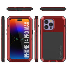 Charger l&#39;image dans la galerie, Coque en métal pour iPhone 15 Pro Max, étui robuste de qualité militaire [anti-choc] intégral en dur [blanc]
