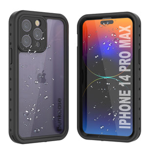 Coque étanche IP68 pour iPhone 14 Pro Max, Punkcase [Transparente] [Série StudStar] [Ajustement fin] [Antipoussière]