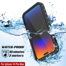 Load image into Gallery viewer, Coque étanche IP68 pour iPhone 14 Pro Max, Punkcase [teal] [série StudStar] [ajustement mince]
