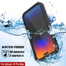 Load image into Gallery viewer, Coque étanche IP68 pour iPhone 14 Pro Max, Punkcase [Violet] [Série StudStar] [Slim Fit] [Anti-poussière]

