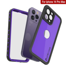 Charger l&#39;image dans la galerie, Coque iPhone 15 Pro Max étanche IP68, Punkcase [Violette] [Série StudStar] [Ajustement Fin] [Anti-poussière]

