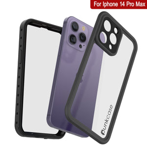 Coque étanche IP68 pour iPhone 14 Pro Max, Punkcase [Transparente] [Série StudStar] [Ajustement fin] [Antipoussière]