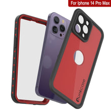 Load image into Gallery viewer, Coque étanche IP68 pour iPhone 14 Pro Max, Punkcase [Rouge] [Série StudStar] [Ajustement fin]
