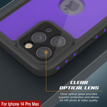 Load image into Gallery viewer, Coque étanche IP68 pour iPhone 14 Pro Max, Punkcase [Violet] [Série StudStar] [Slim Fit] [Anti-poussière]
